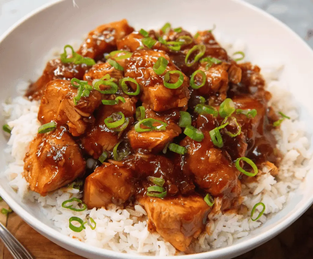 Crock Pot Bourbon Chicken Recipe