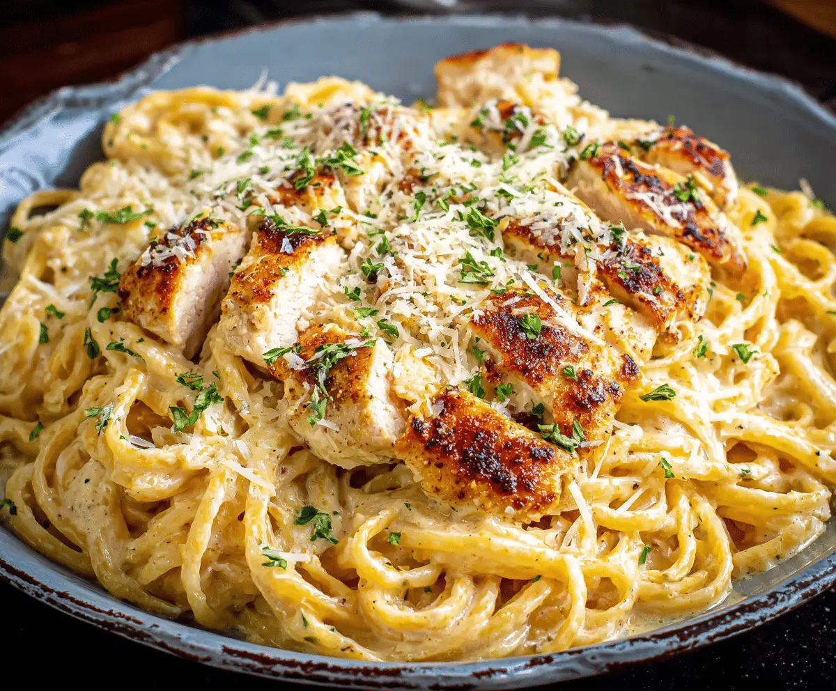 Easy Parmesan Chicken Pasta