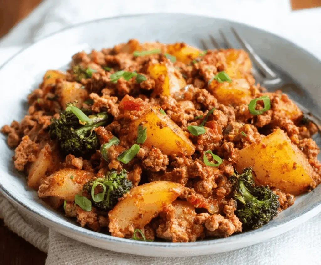 Ground Turkey with Potatoes