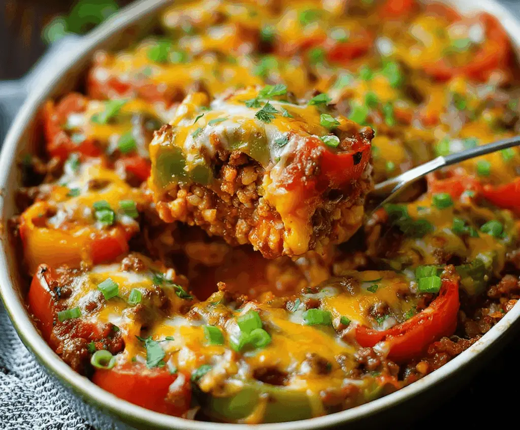 Pioneer Woman Stuffed Pepper Casserole Recipe