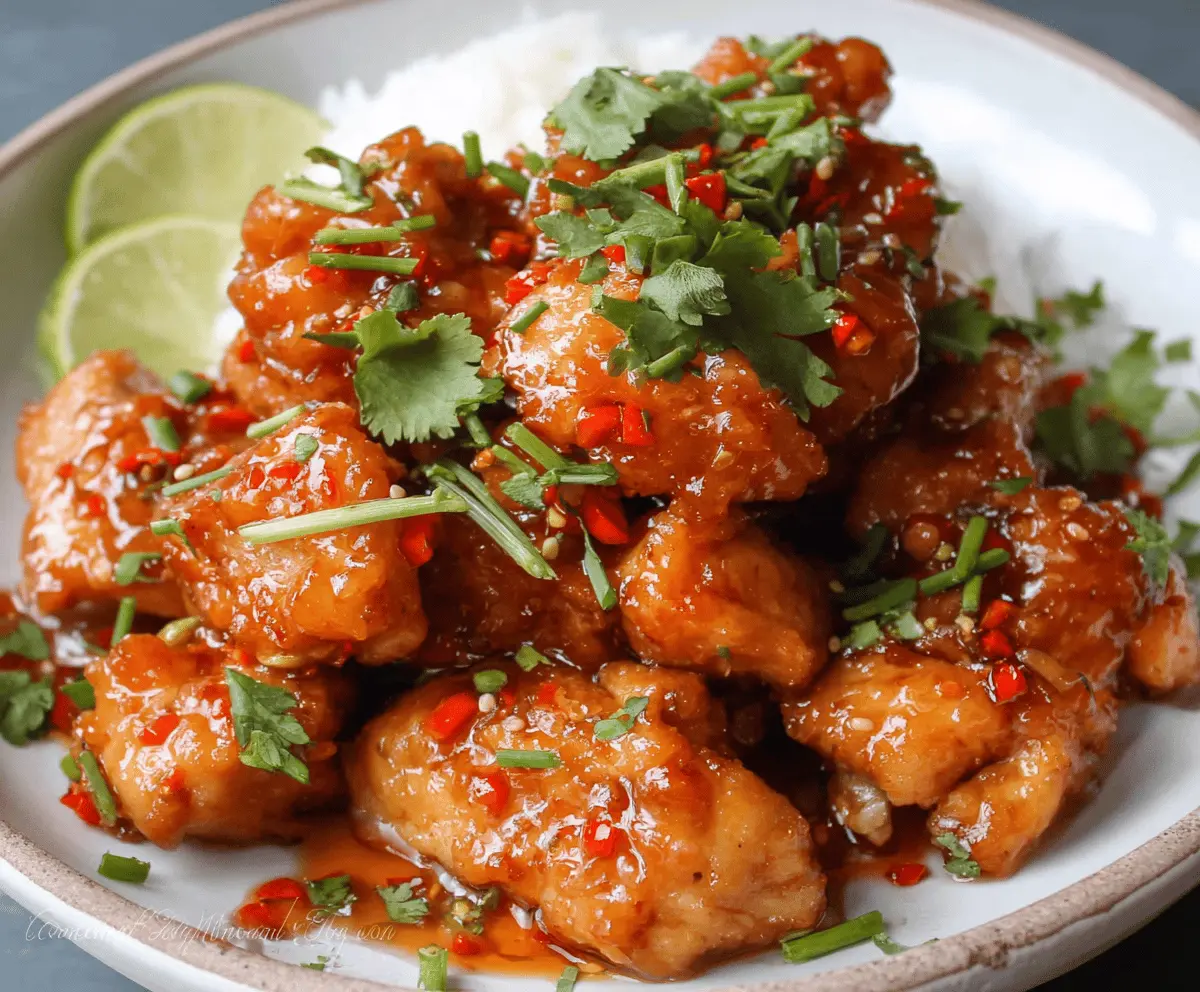 Sweet Chili Chicken Recipe