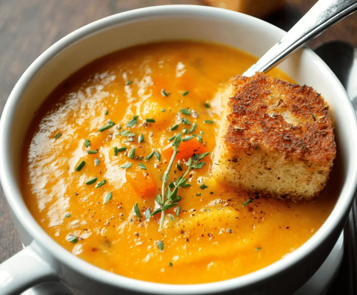 Tasty Roasted Winter Vegetable Soup