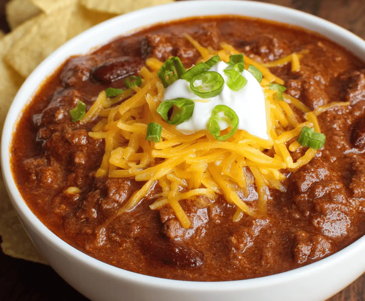 Texas Roadhouse Chili Recipe (With or Without Beans)