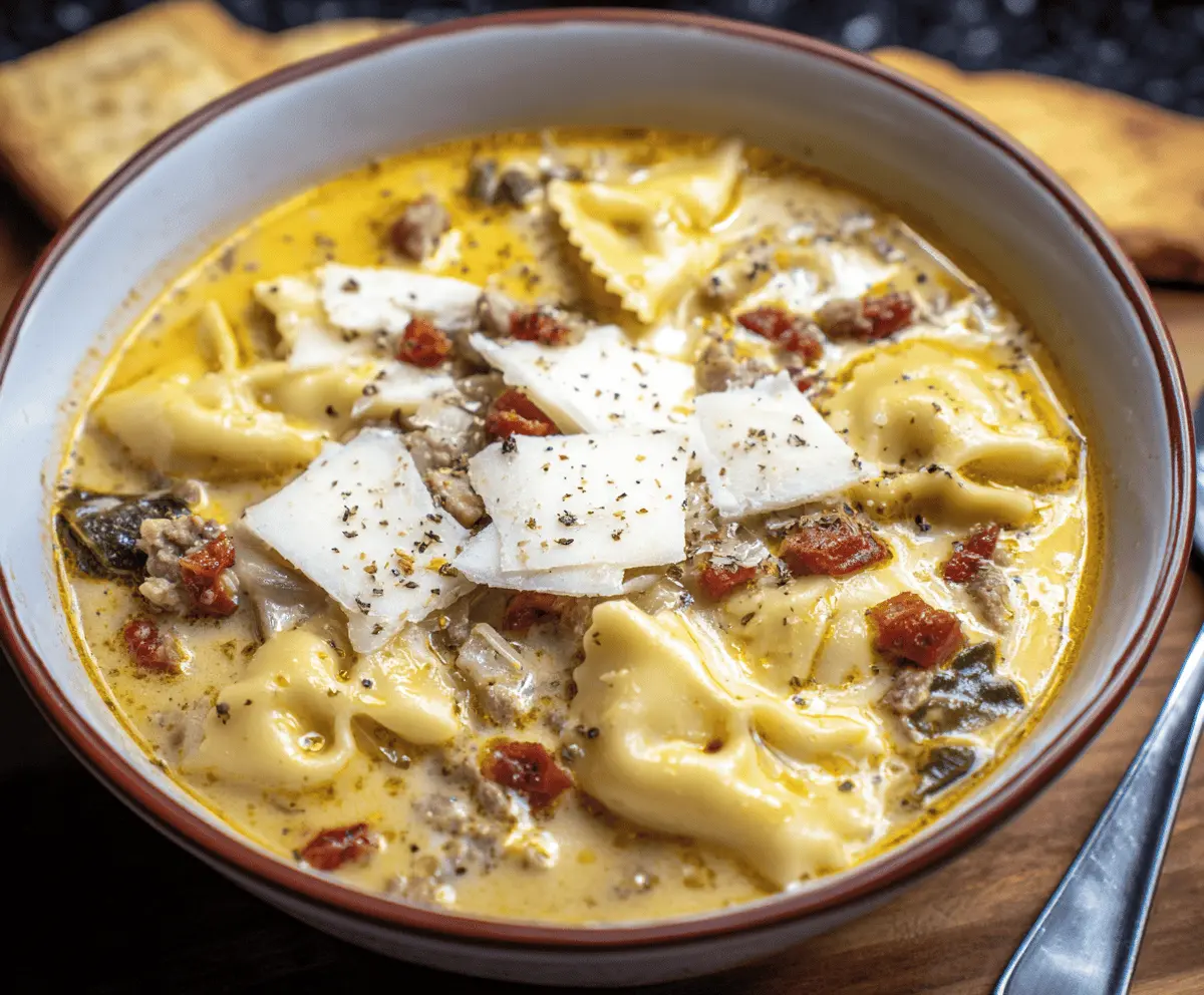 White Lasagna Soup