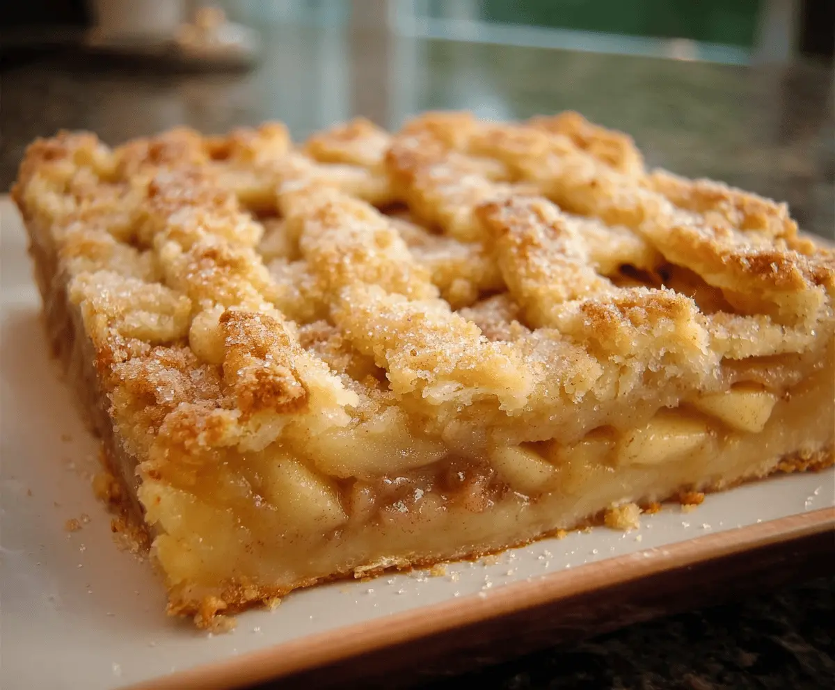 Easy Apple Slab Pie Recipe