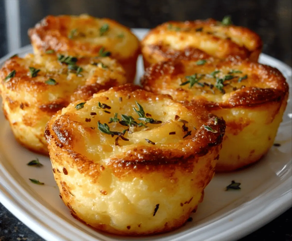 Easy Cheesy Mashed Potato Puffs