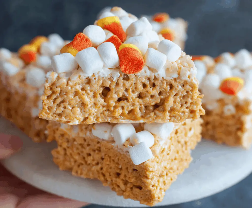 Easy Pumpkin Pie Marshmallow Treats