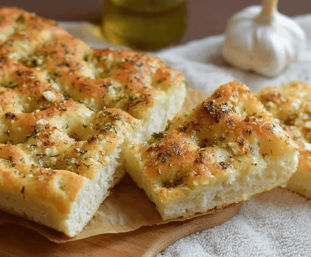 Garlic Parmesan Focaccia – A Savory Italian Bread