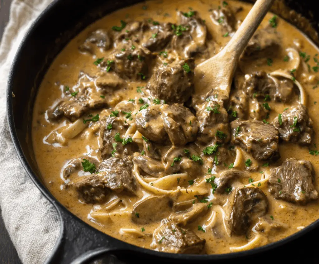 Gordon Ramsay Beef Stroganoff