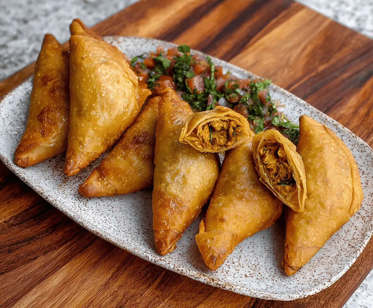 Moroccan Spiced Chicken Briouats Recipe – Crispy & Flavorful Bites