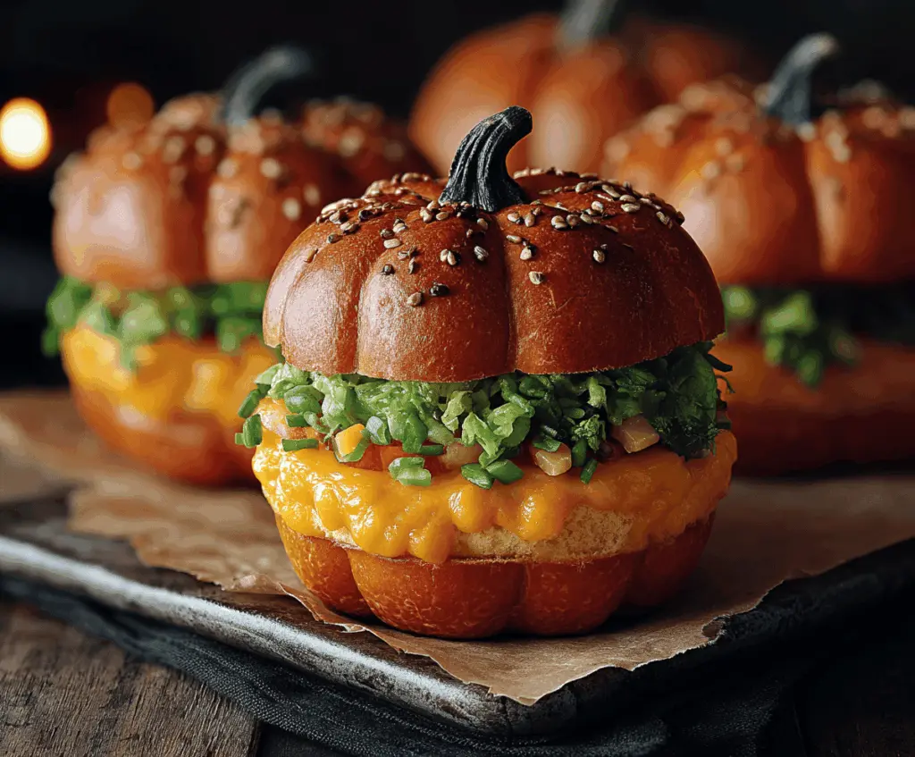 Pumpkin-Shaped Sliders