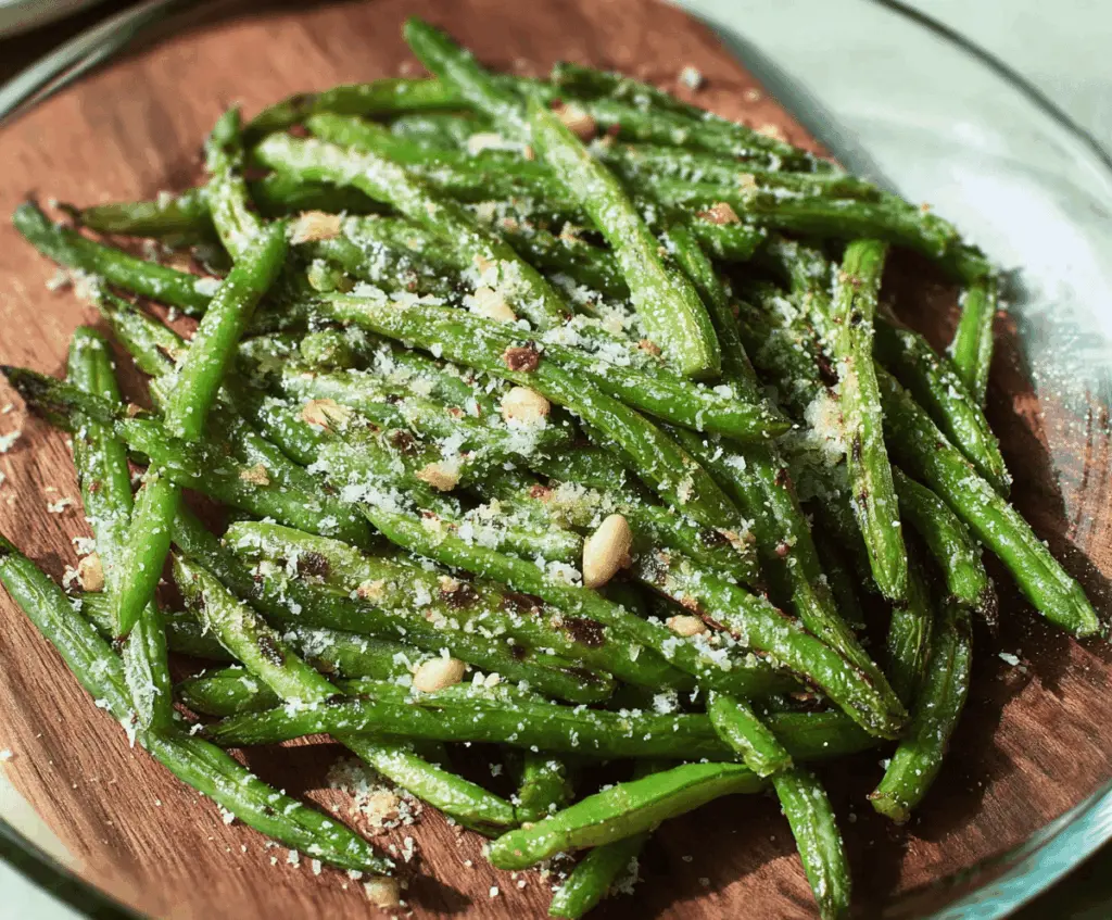 Roasted Parmesan Green Beans