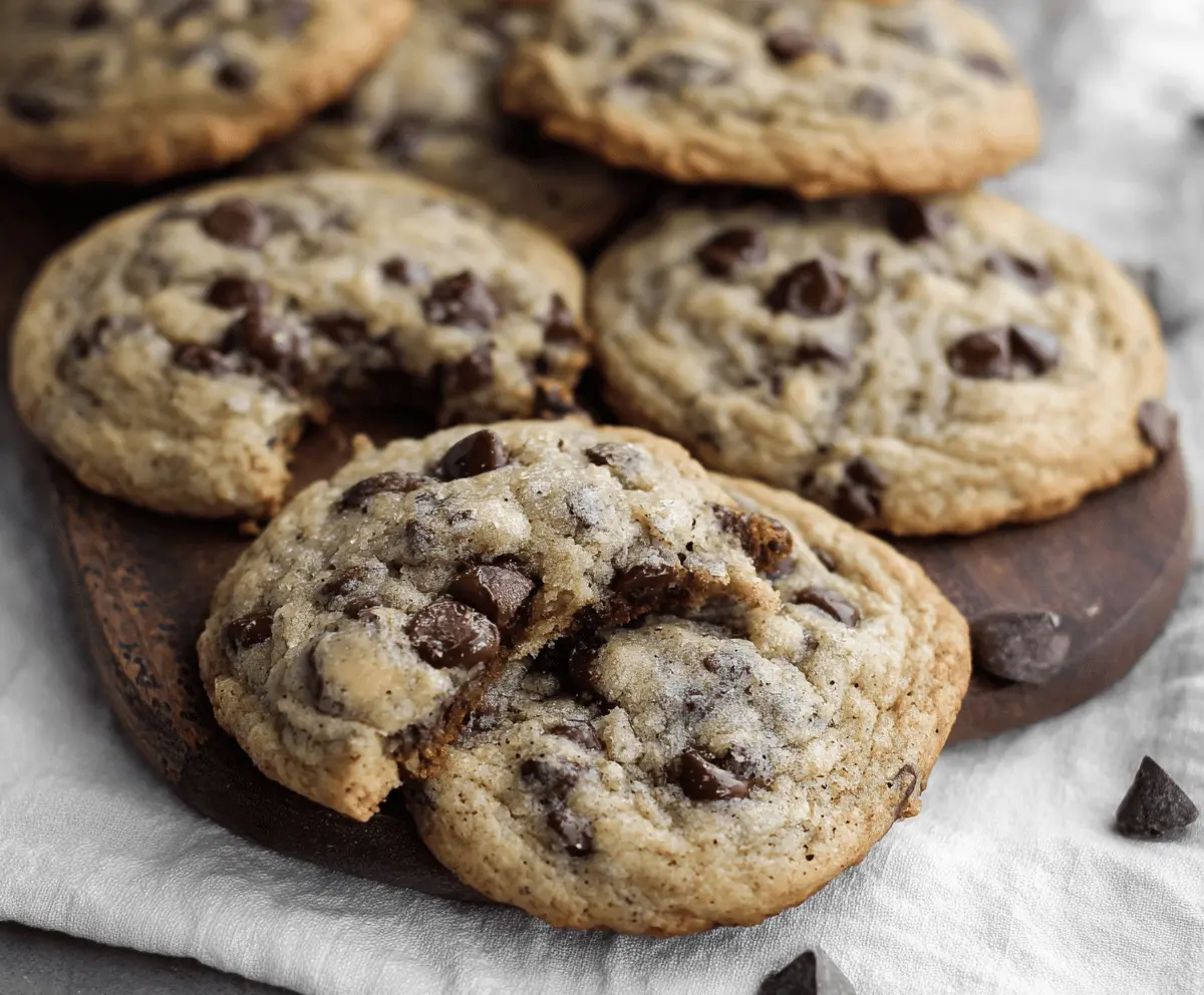 Soft & Chewy Banana Chocolate Chip Cookies Recipe