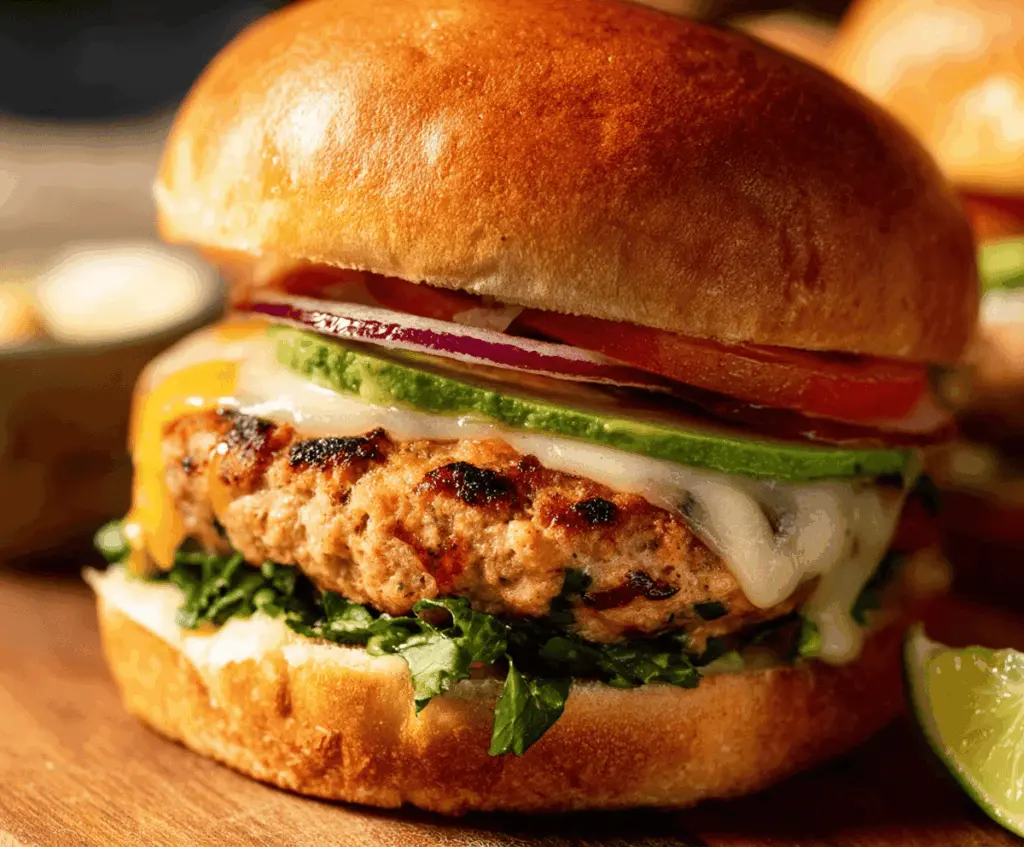 Spicy Southwest Turkey Burgers