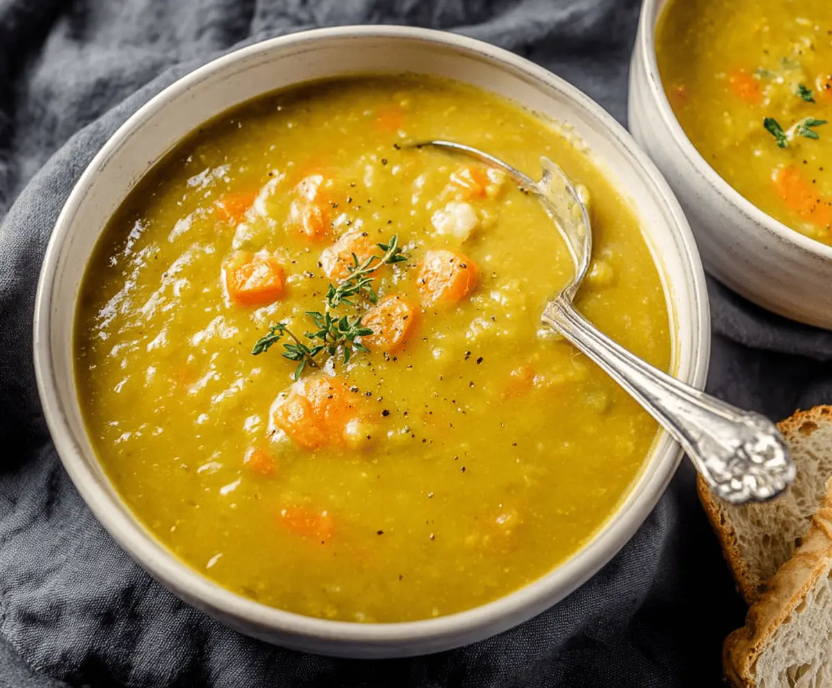 Easy Homemade Split Pea Soup Recipe
