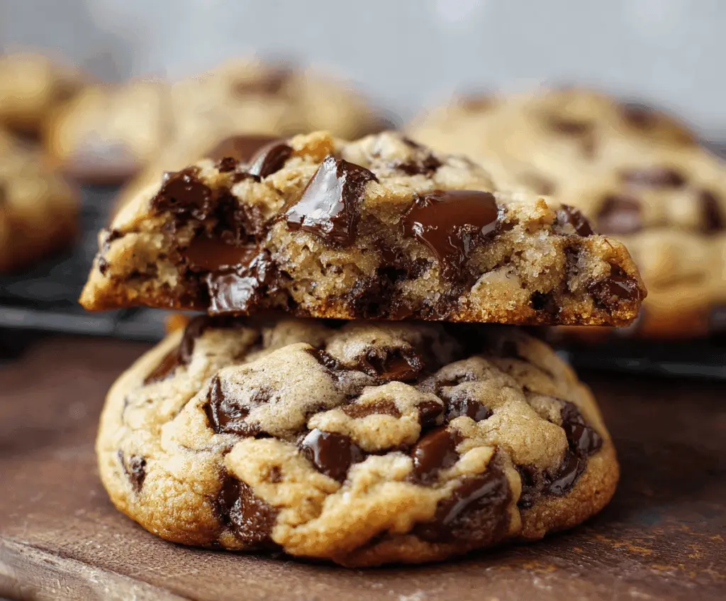 Ultra Thick Bakery Style Chocolate Chip Cookies – Crispy Edges, Gooey Centers