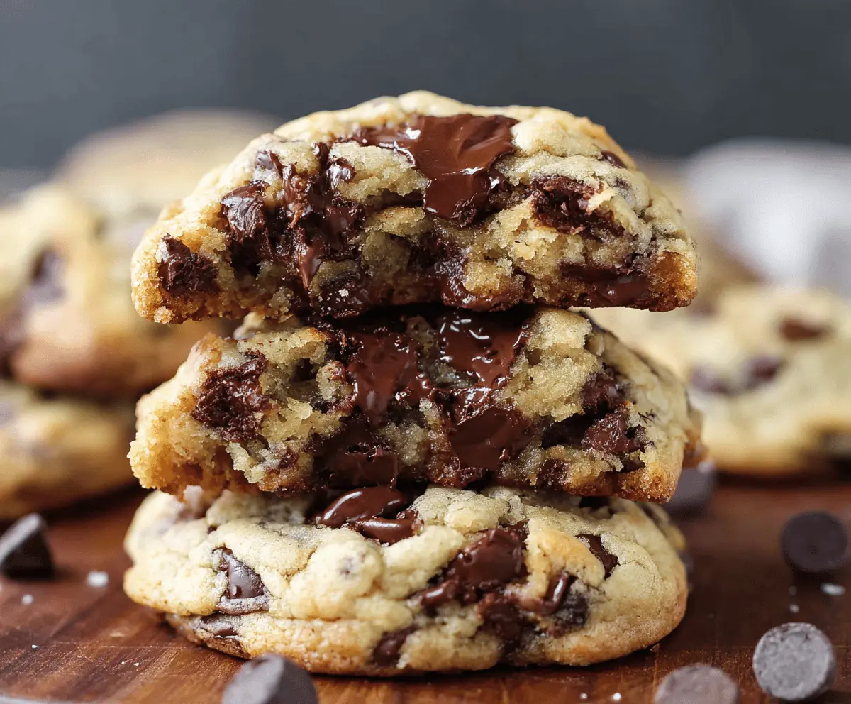 Ultra Thick Chocolate Chip Cookies