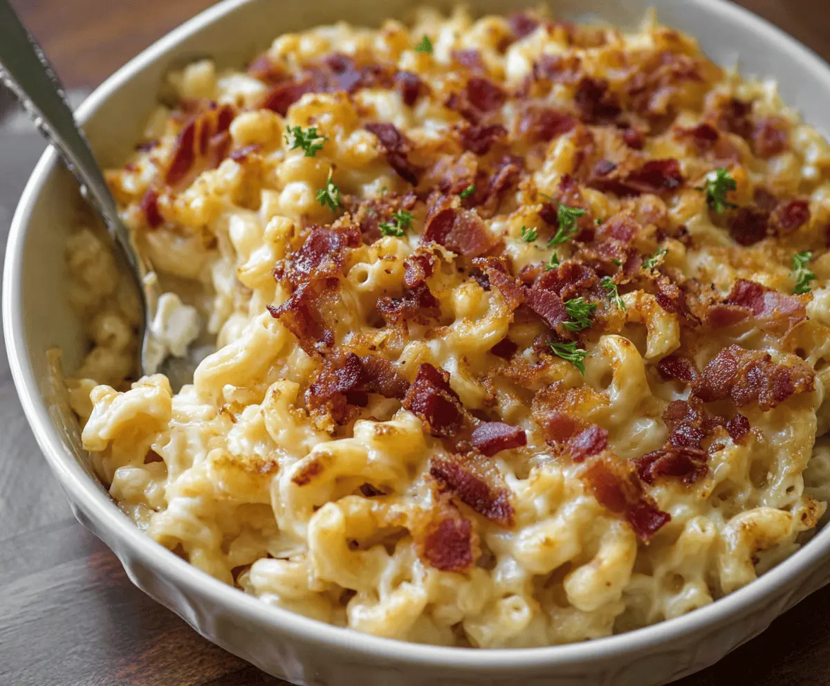 Creamy Bacon Mac and Cheese