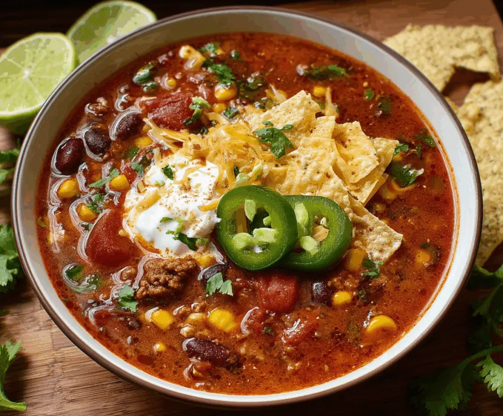 Bold And Hearty Taco Soup