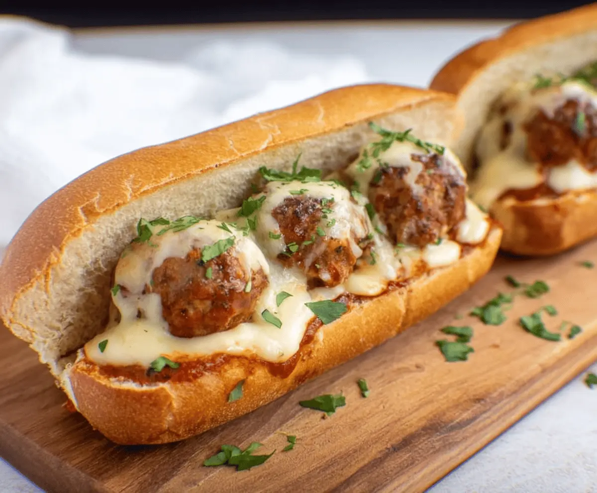 Easy Cheesy Meatball Subs