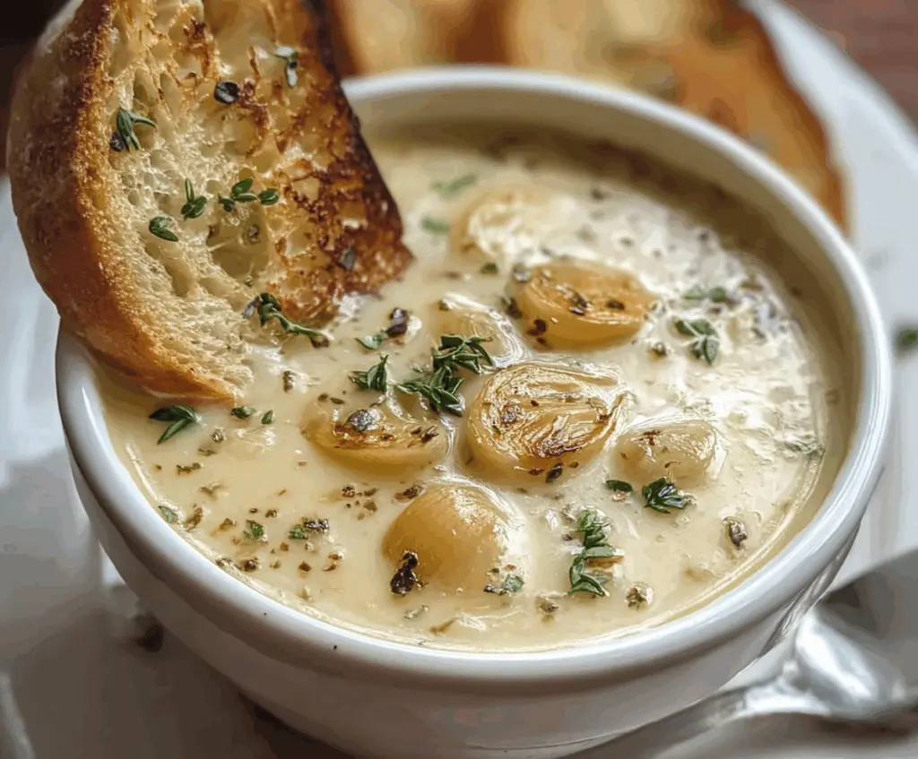 Country French Garlic Soup
