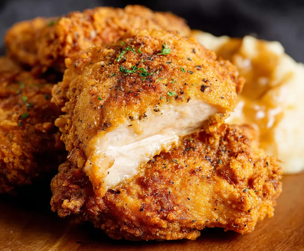 Easy Crispy Country Fried Chicken