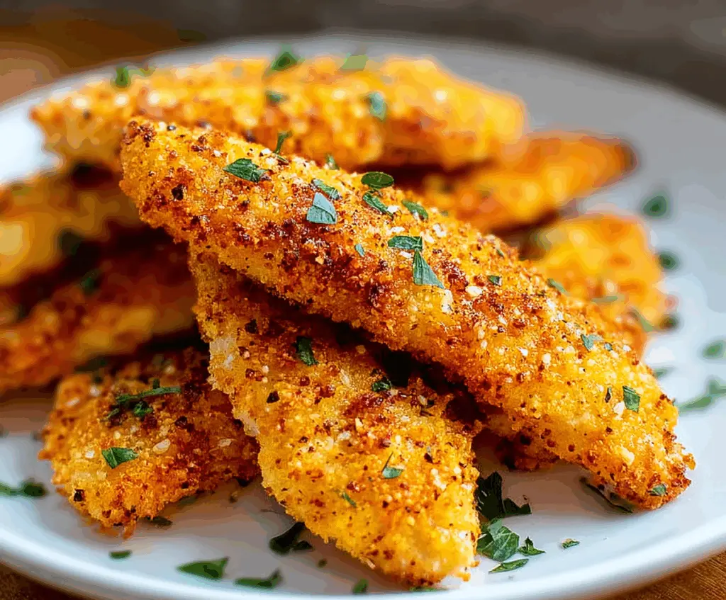 Crispy Homemade Baked Chicken Tenders