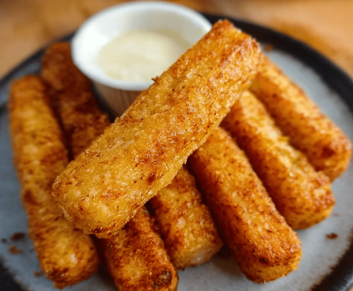 Crispy Hungarian Potato Cheese Sticks
