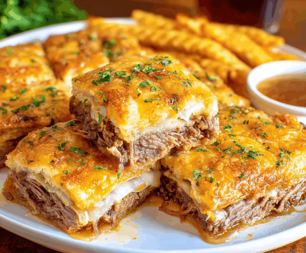 Delicious French Dip Squares Recipe