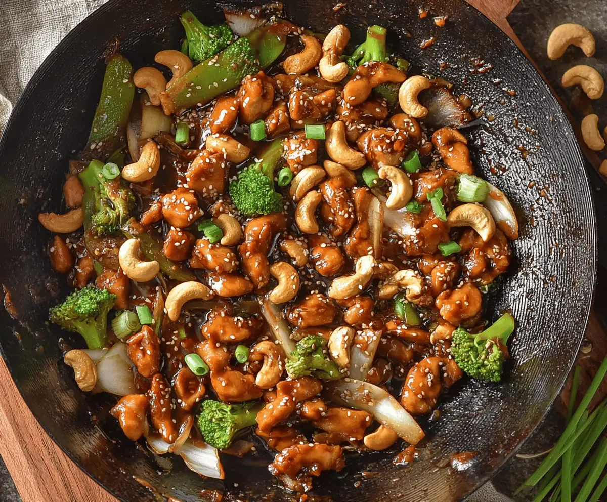 Easy Authentic Cashew Chicken Recipe