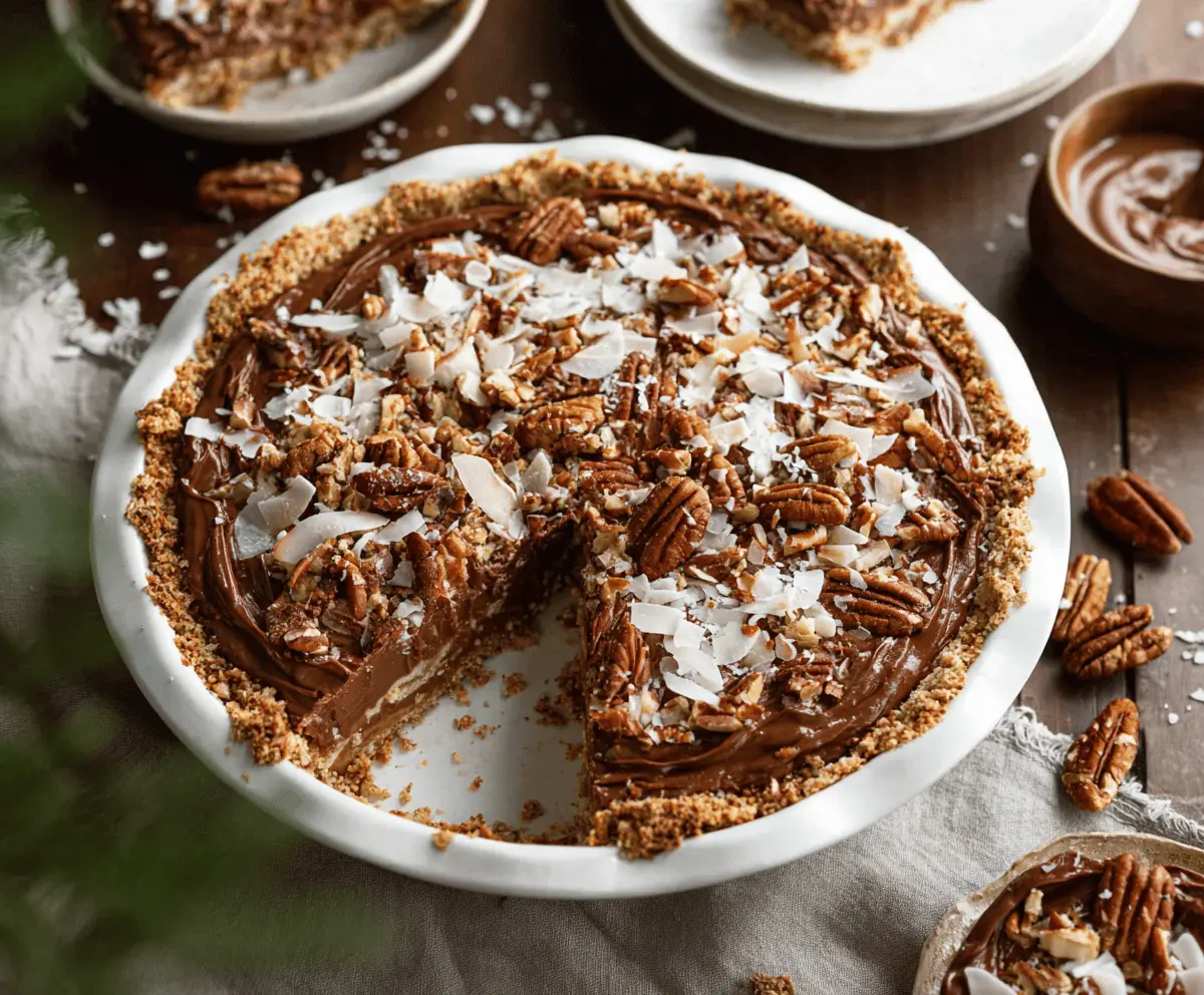 Easy No-Bake German Chocolate Pie Recipe