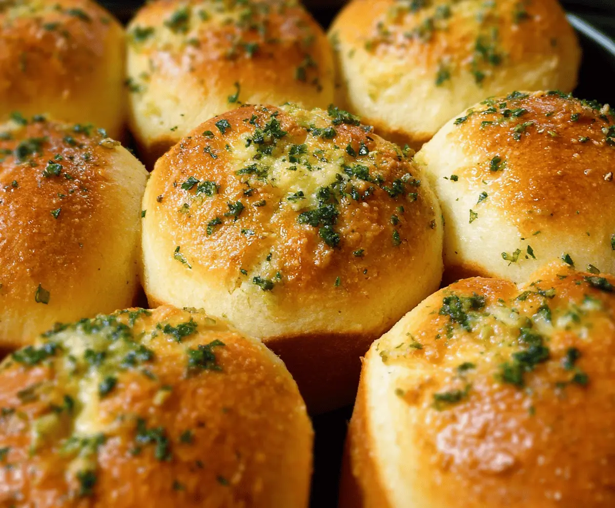 Easy Garlic Bread Rolls Recipe