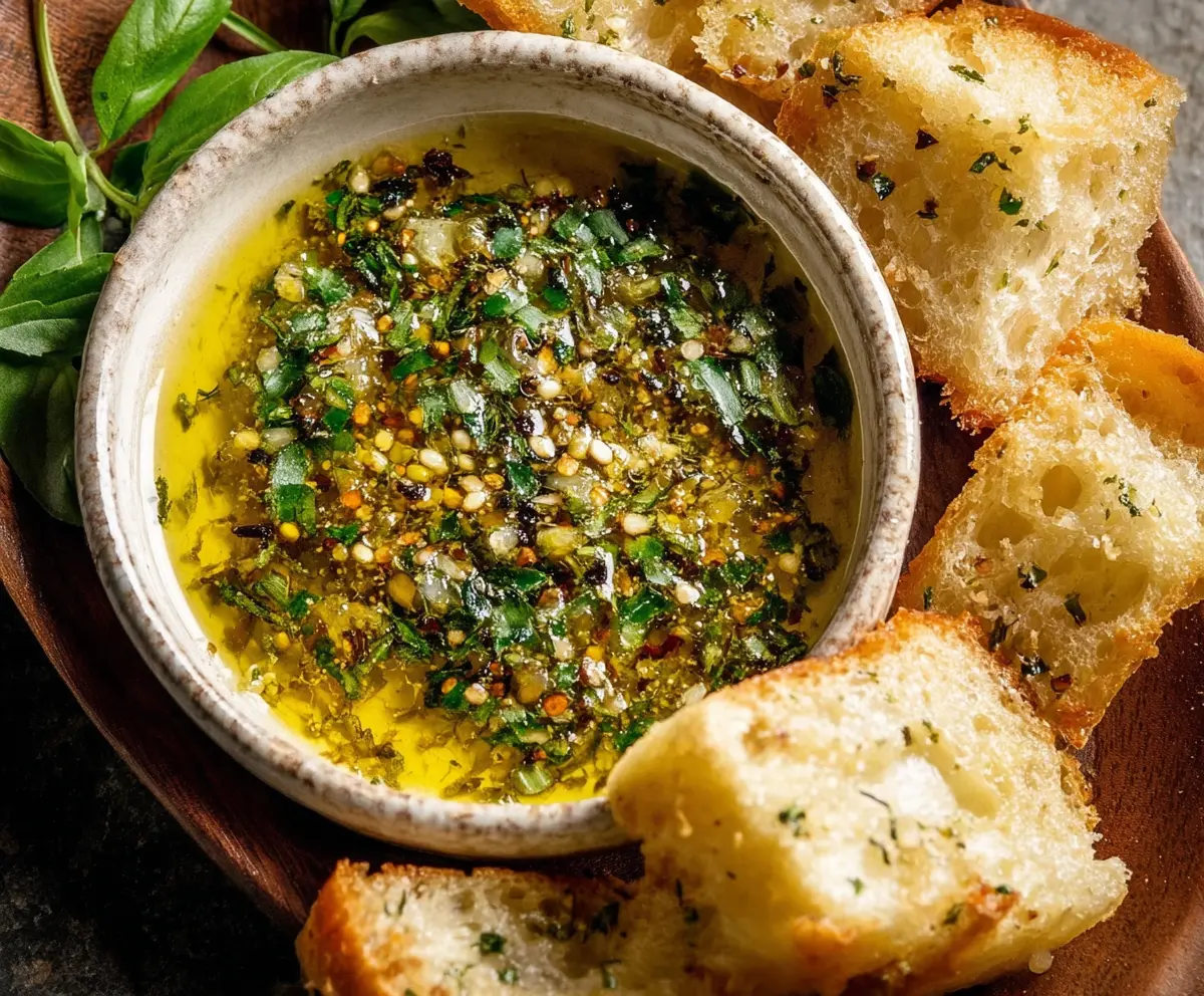 Best Garlic Olive Oil Dip Recipe