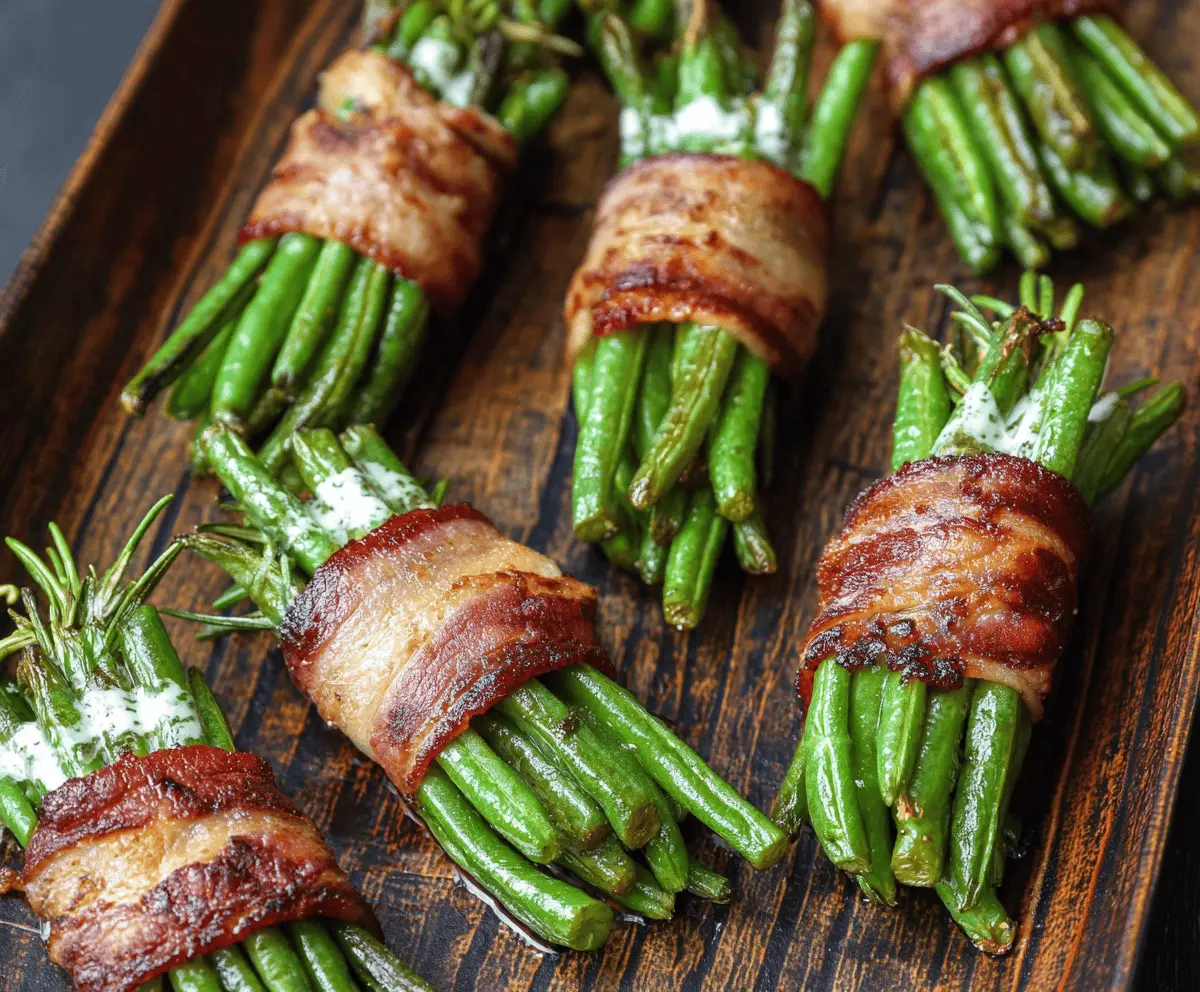 Easy Green Bean Bundles Recipe