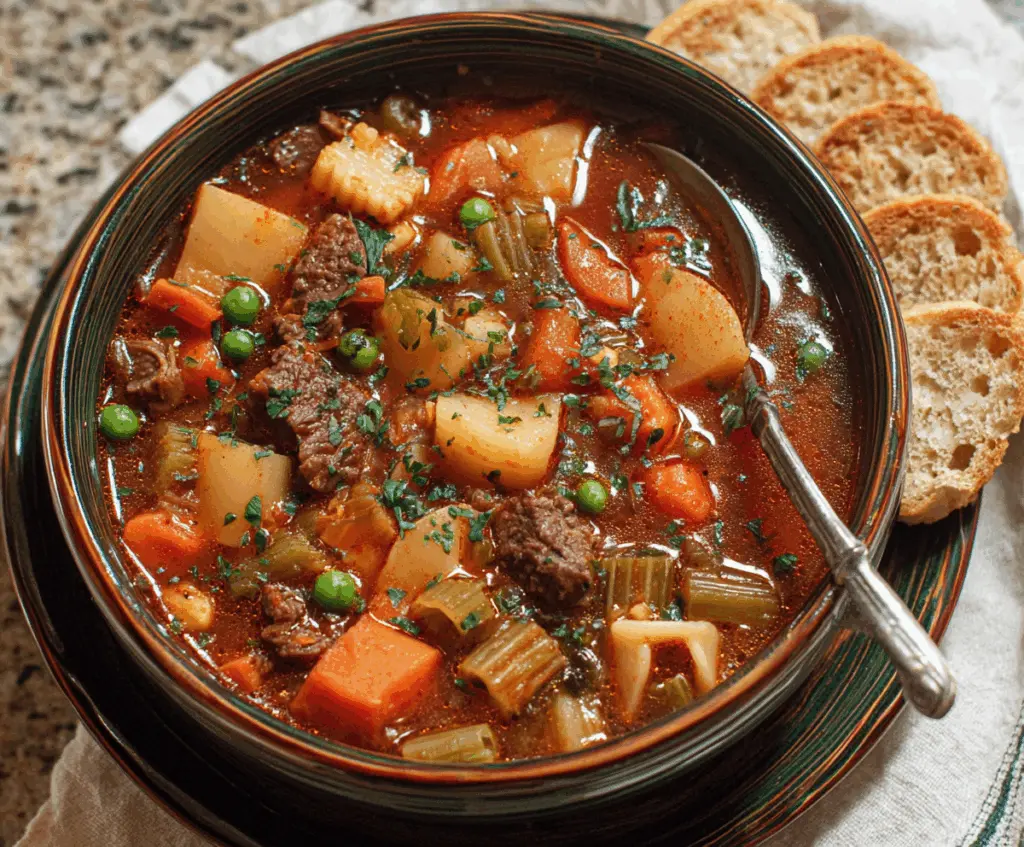 Hearty Veggie Beef Soup
