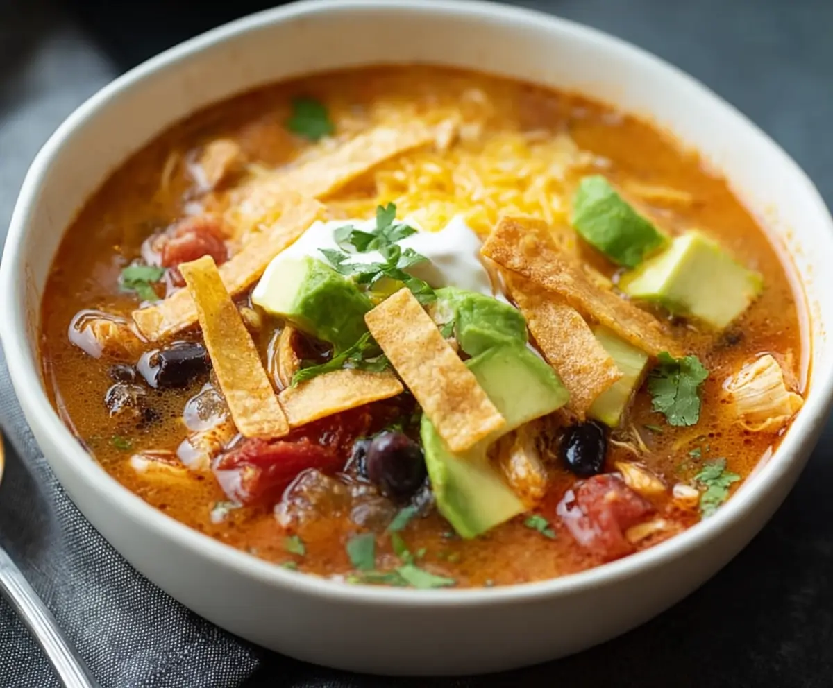 Easy Homemade Tortilla Soup Recipe