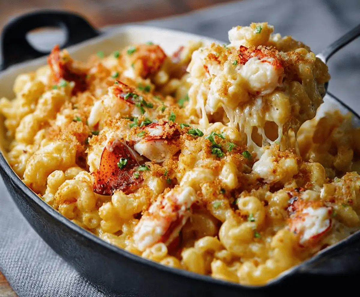 Creamy Lobster Mac and Cheese