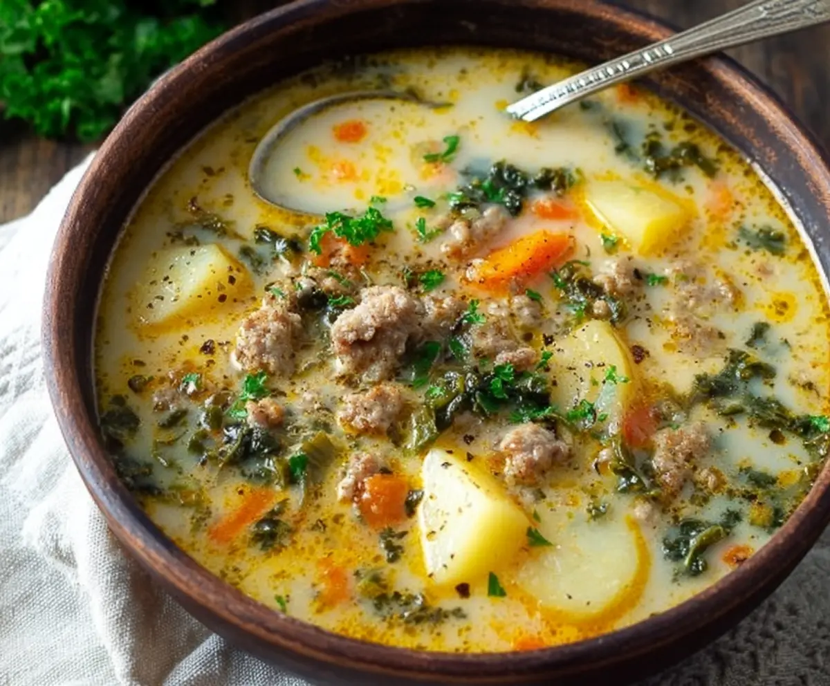 Hearty Sausage Potato Kale Soup