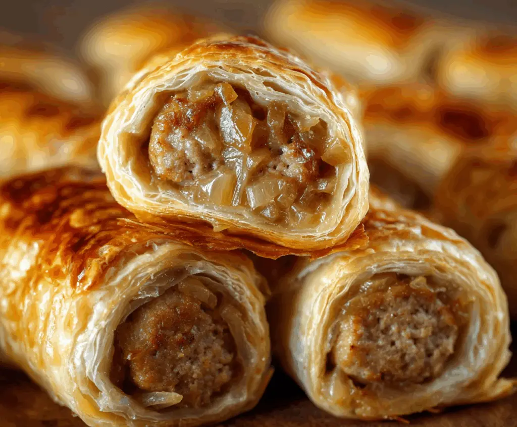 Savory French Onion Sausage Rolls That Wow