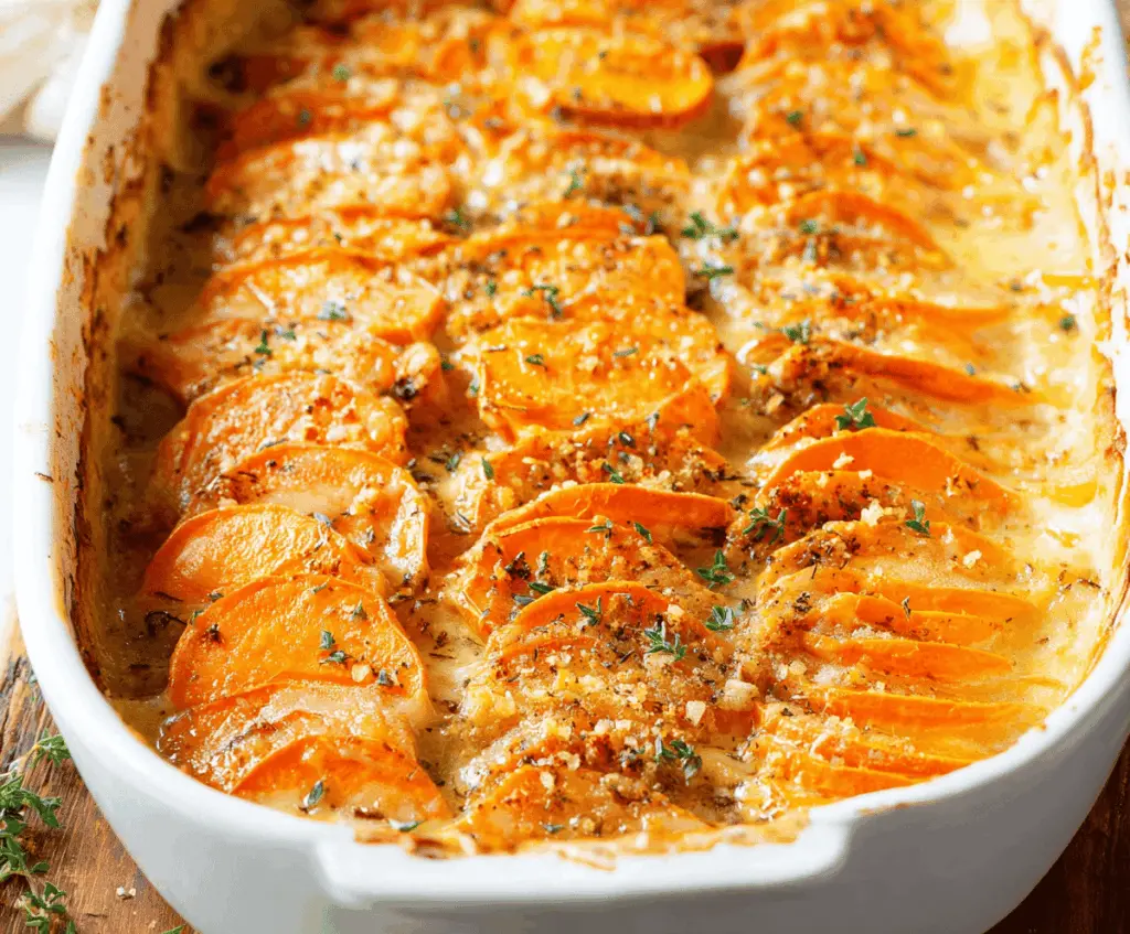 Scalloped Sweet Potatoes