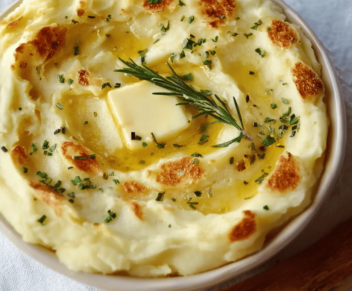 Creamiest Baked Mashed Potatoes Recipe