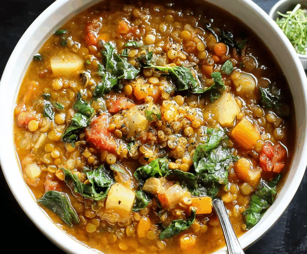 Warm Lentil Soup
