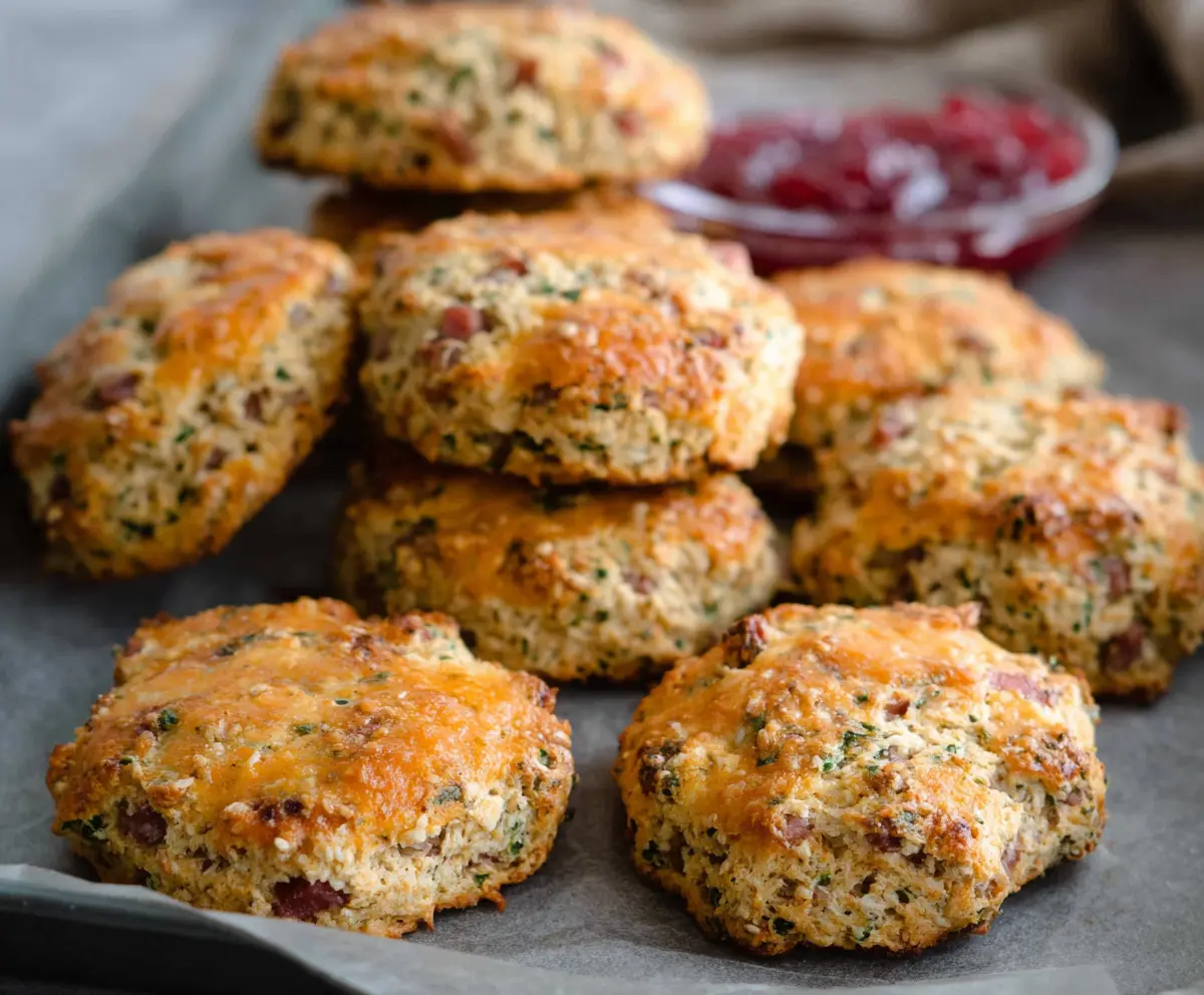 High Protein Breakfast Biscuits - Freezer Friendly!