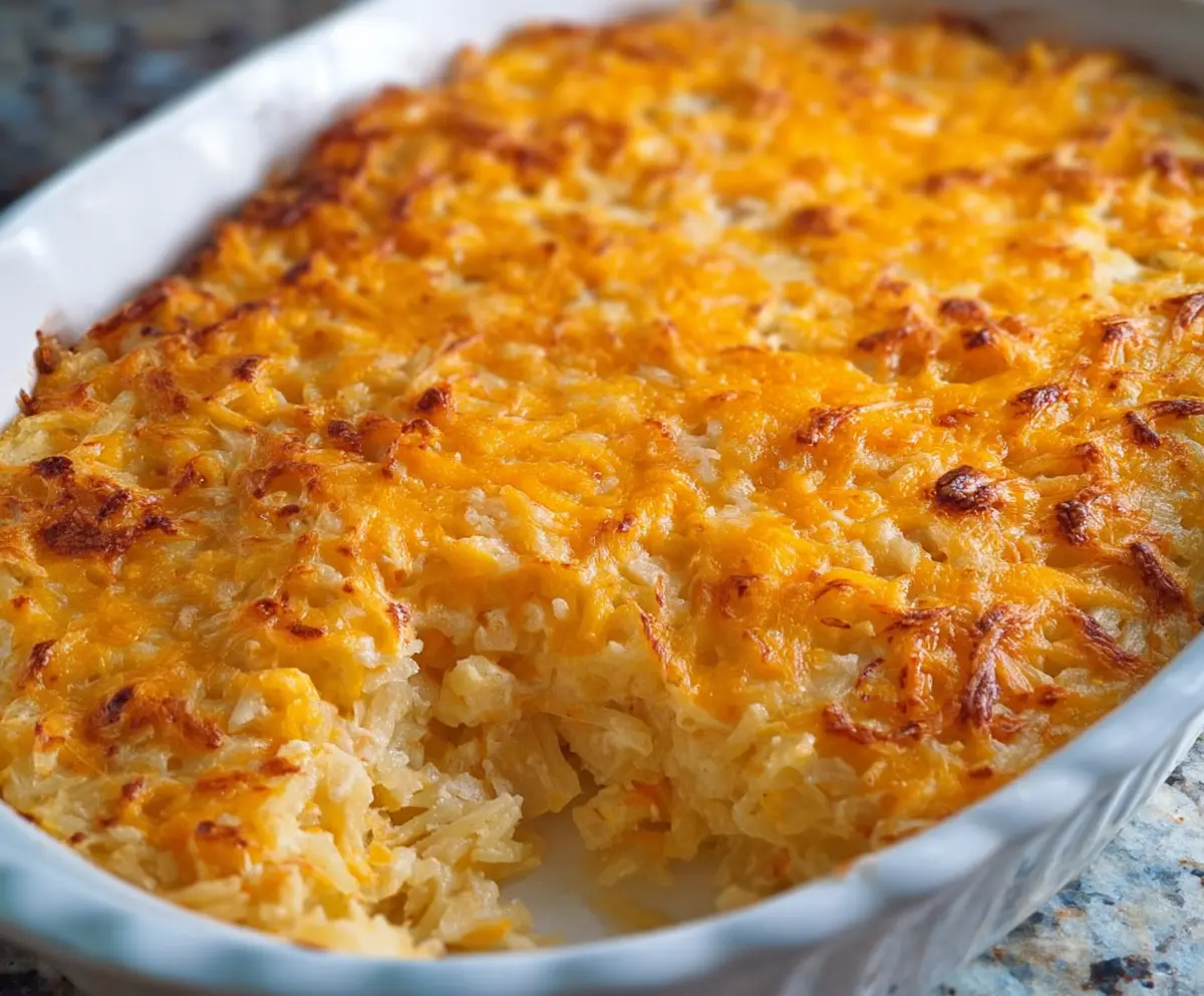 Easy Cheesy Hashbrown Casserole