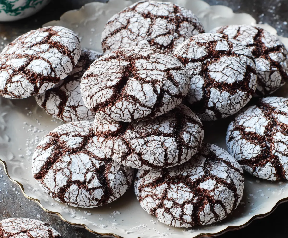 Best Chocolate Crinkle Cookies Recipe