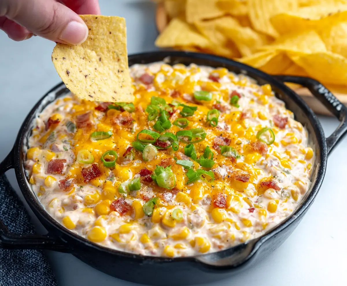 Easy Creamy Corn Dip Recipe