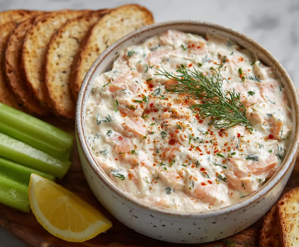 Creamy Smoked Salmon Dip with Fresh Lemon