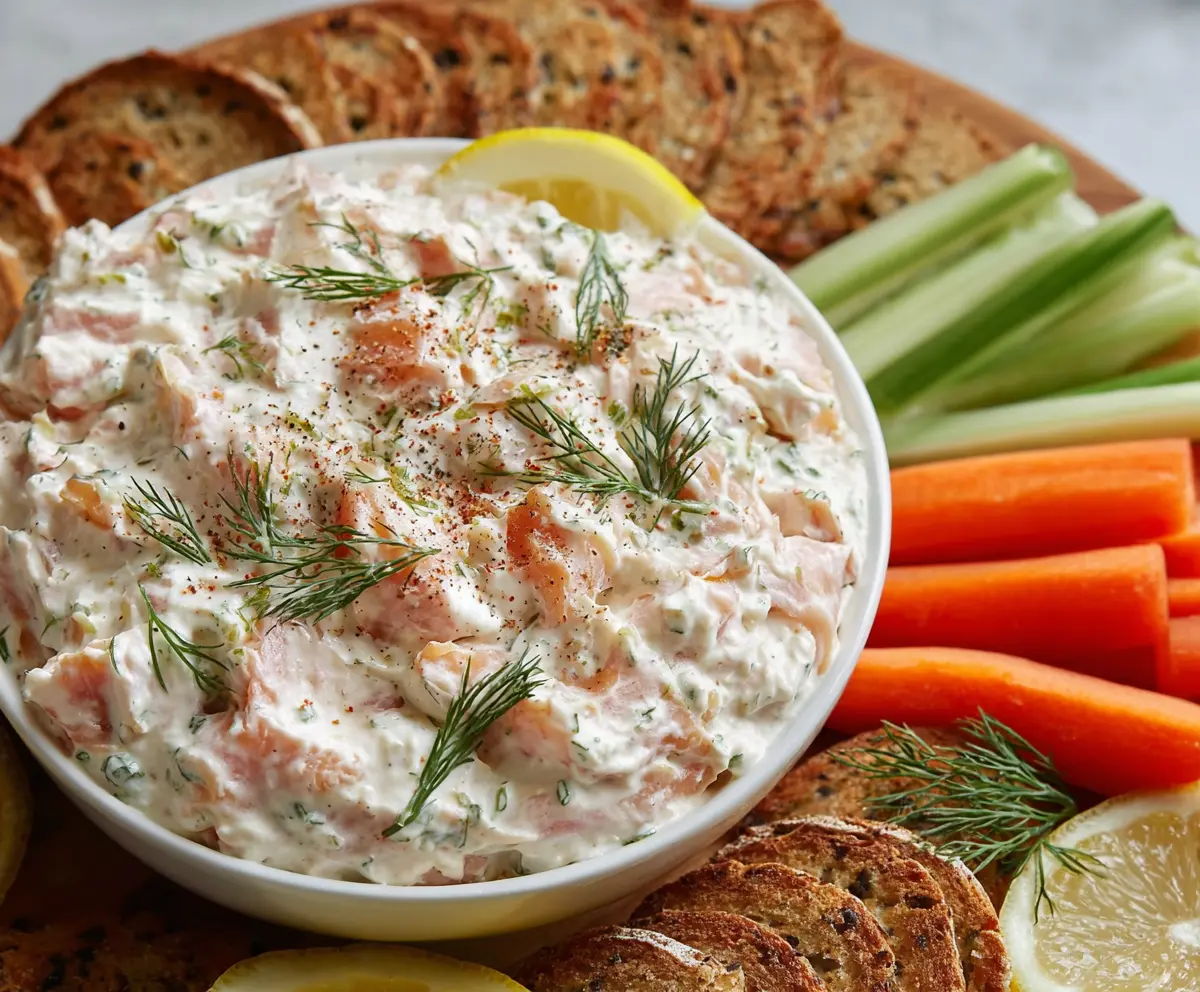 Creamy Smoked Salmon Dip with Fresh Lemon