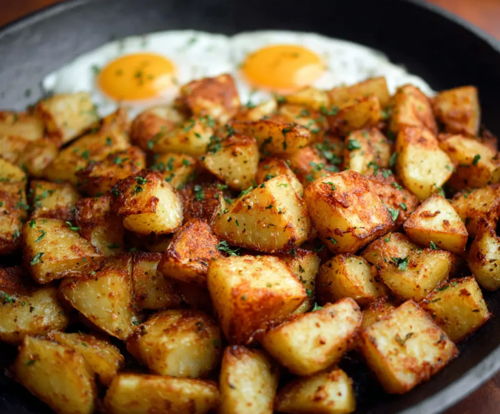 Crispy breakfast potatoes
