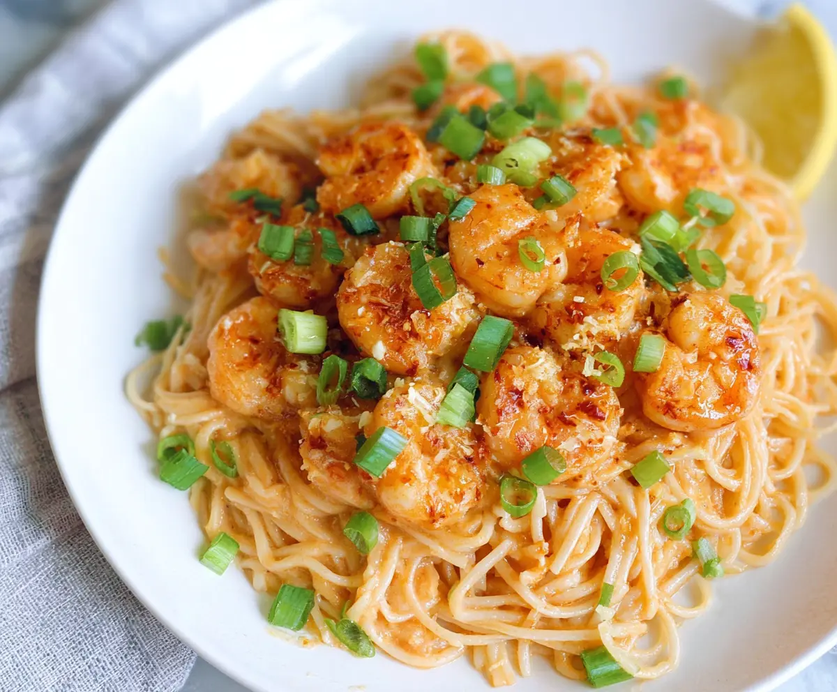 Easy Bang Bang Shrimp Pasta Recipe